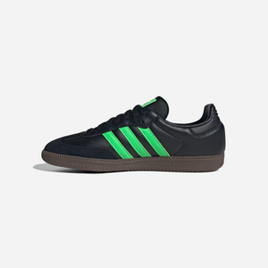 Adidas Samba OG Shoes Core Black / Screaming Green / Gum