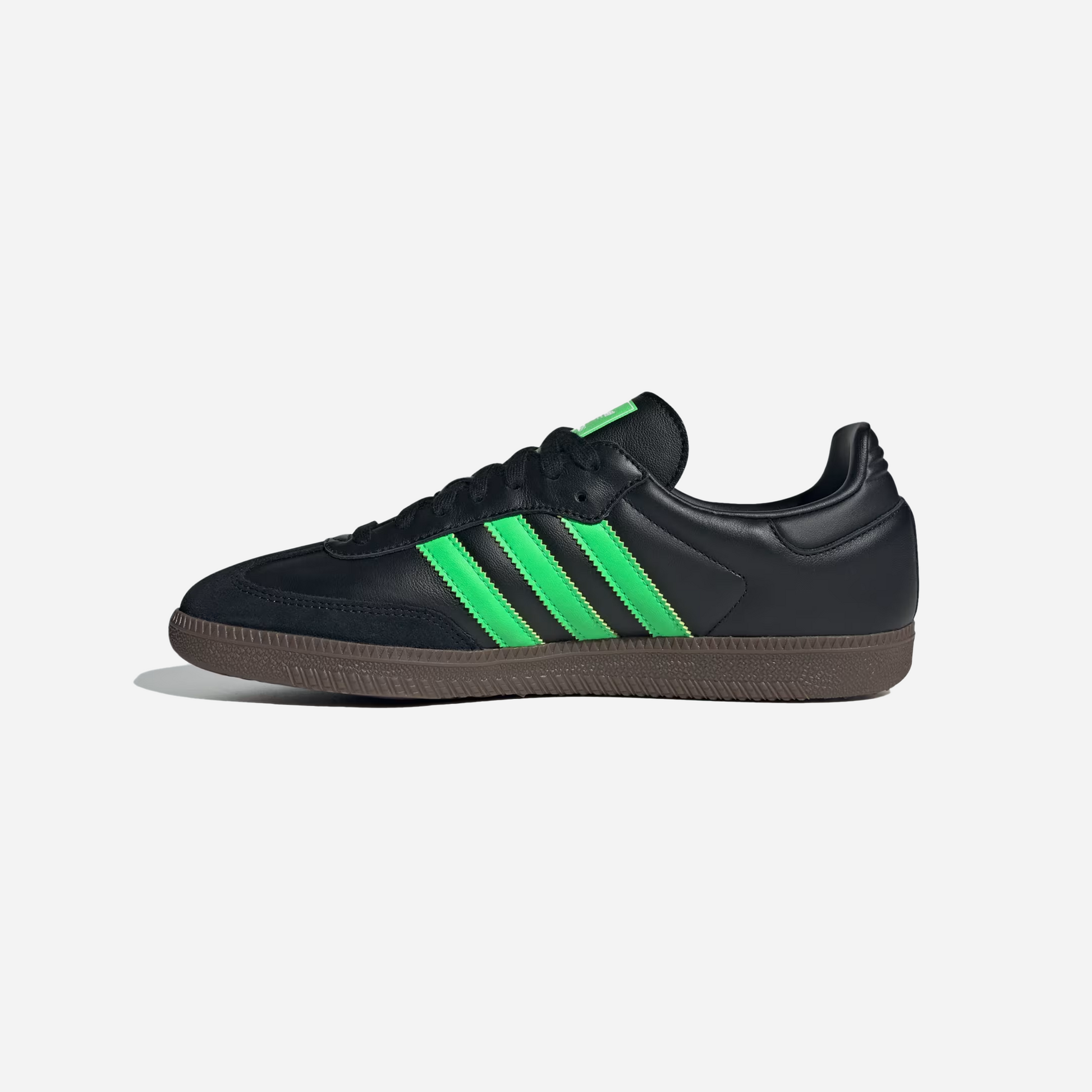 Adidas Samba OG Shoes Core Black / Screaming Green / Gum