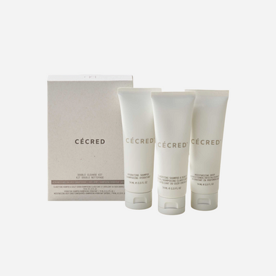 Cécred Double Cleanse Kit with Moisturizing Deep Conditioner