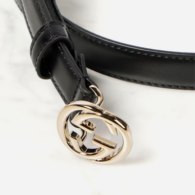 Gucci Interlocking G Leather Belt