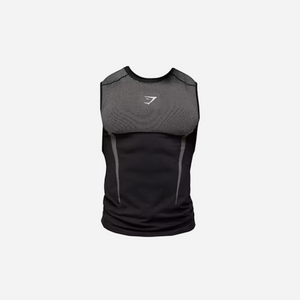 GYMSHARK Onyx 5.0 Tank Black/Light Grey