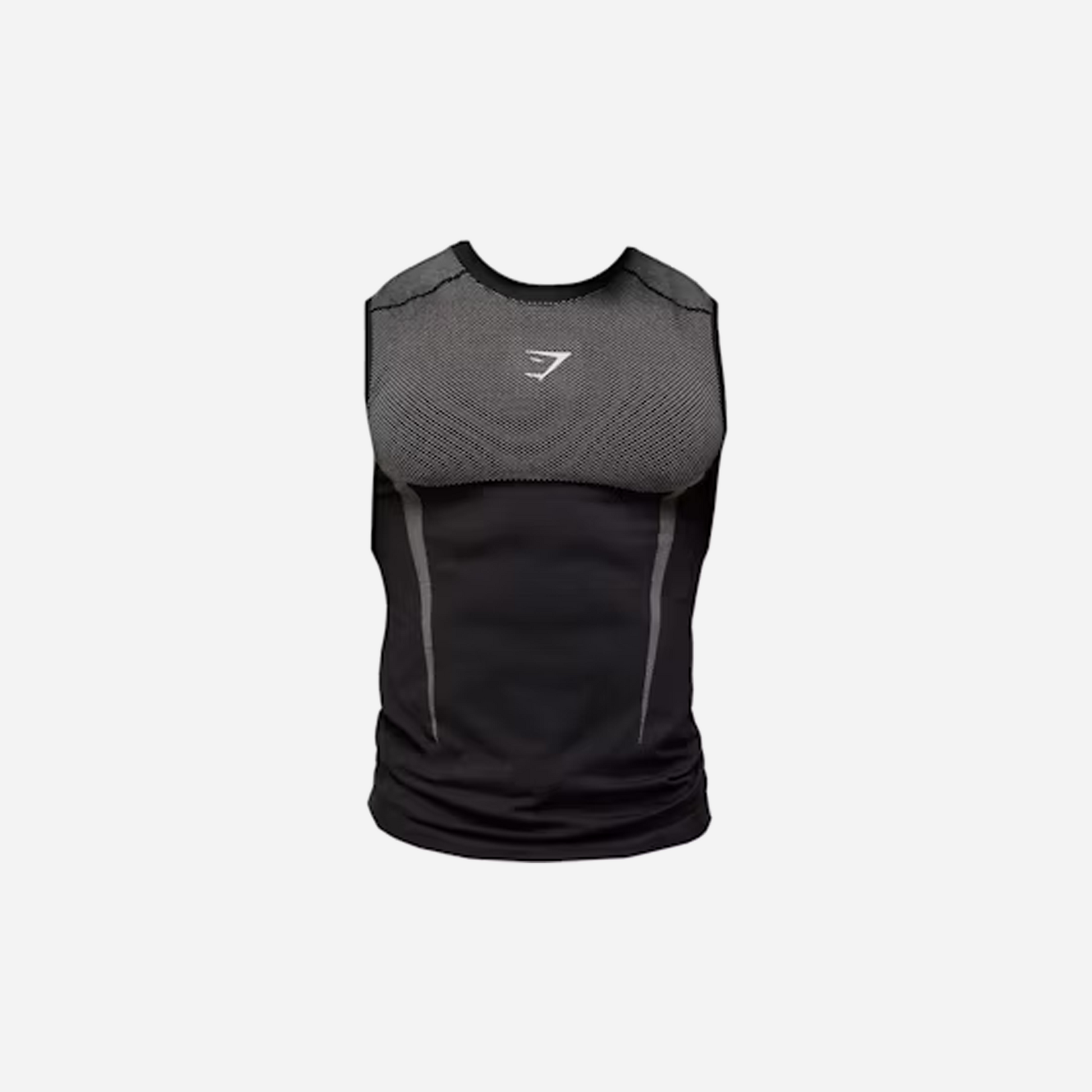 GYMSHARK Onyx 5.0 Tank Black/Light Grey