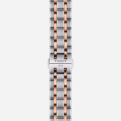 Tissot Chemin Des Tourelles Powermatic 80 42mm Silver Dial Stainless Steel & Rose Gold Watch