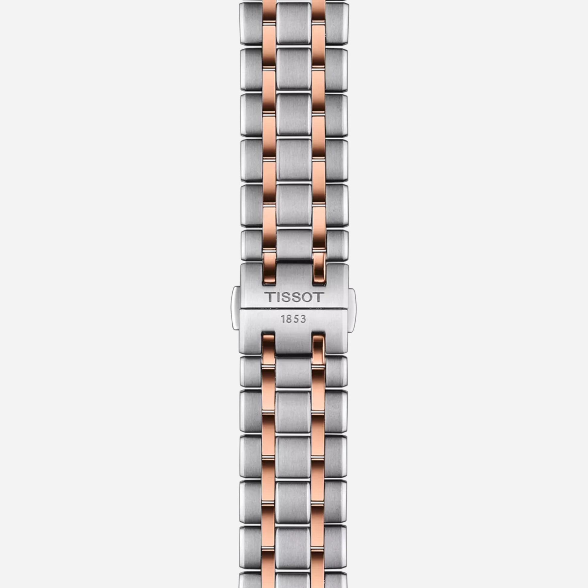 Tissot Chemin Des Tourelles Powermatic 80 42mm Silver Dial Stainless Steel & Rose Gold Watch