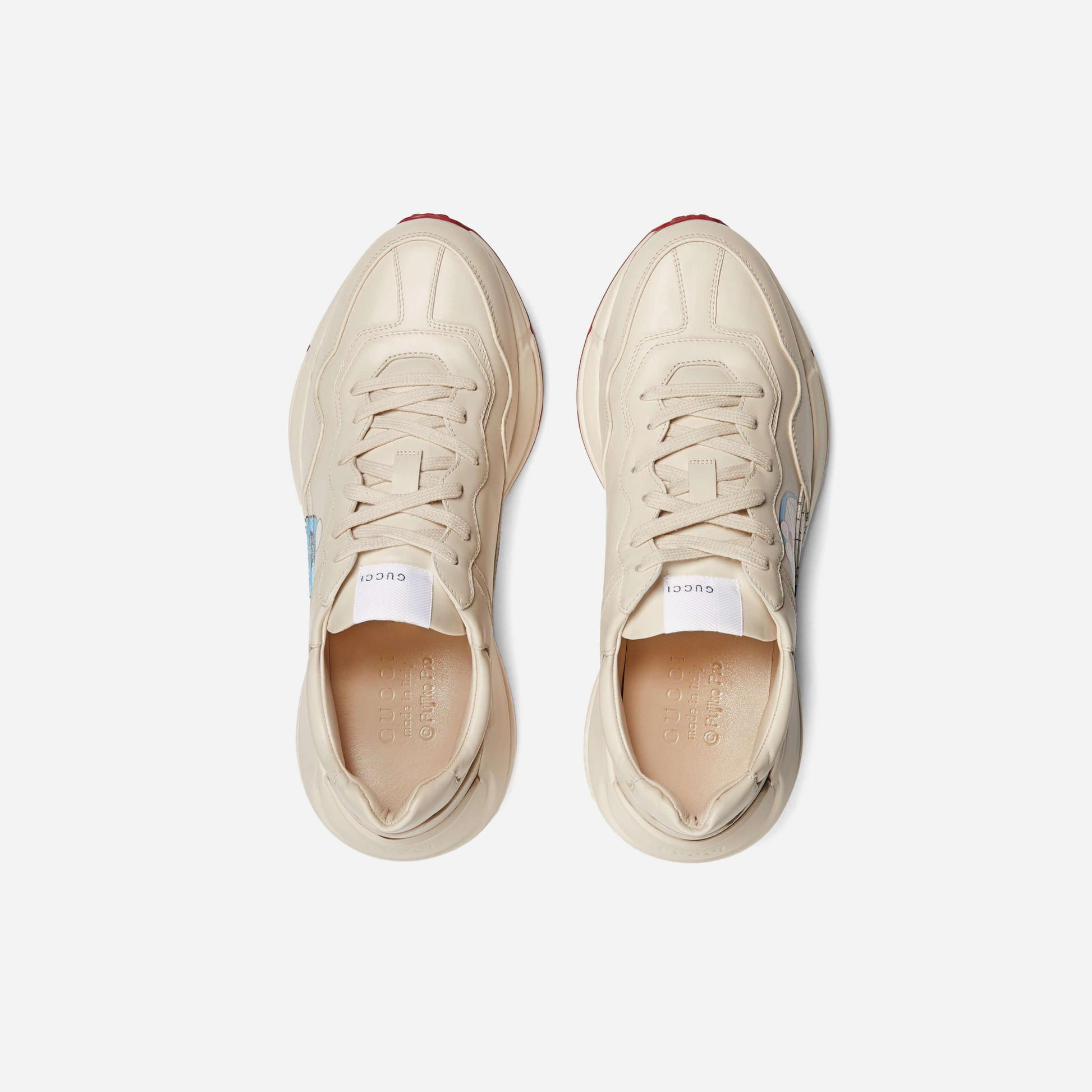 Doraemon x Gucci Rython 'Ivory' Sneakers
