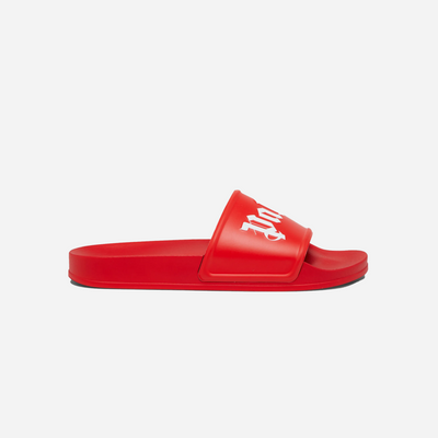 Palm Angels Pool Slides Red