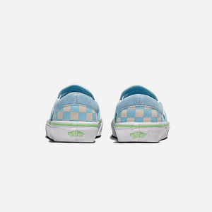Vans Classic Slip-On Checkerboard Shoe Crystal Blue / Pink