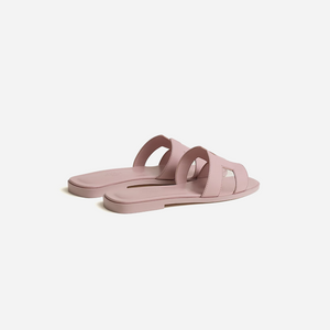 Hermes Oran sandal Rose Cancan