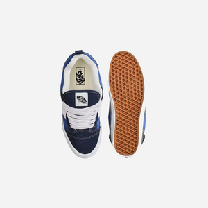 Vans Knu Skool Suede Shoe Navy Blue / White