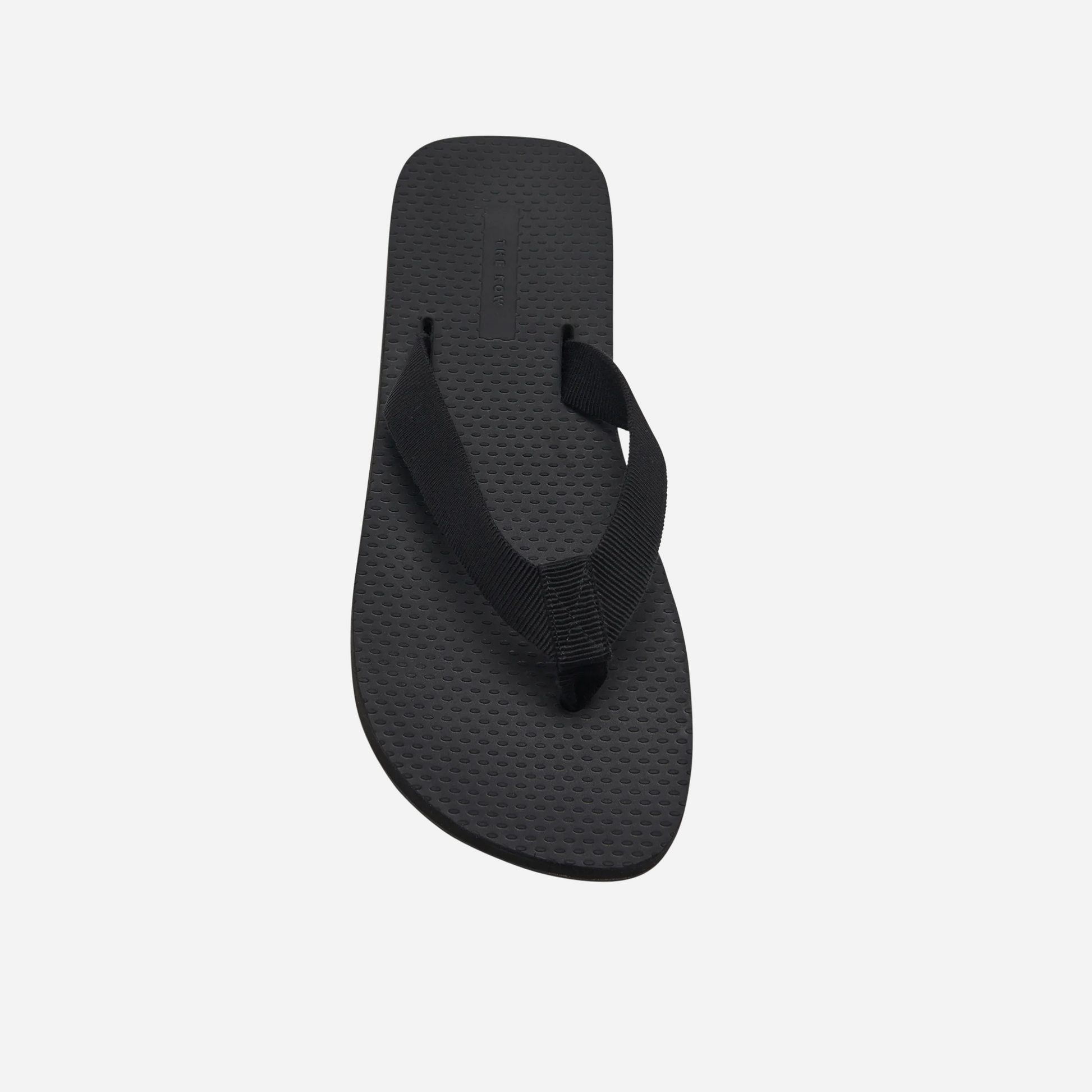 THE ROW Dune Classic Sandal Rubber Black