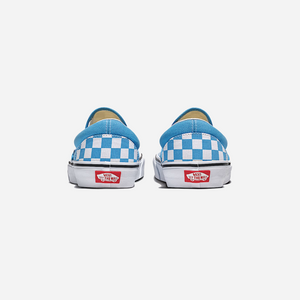 Vans Classic Slip-On Checkerboard Shoe Heritage Blue / White