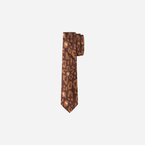 Golf Le Fleur Fleur Camo Wide Silk Tie Brown