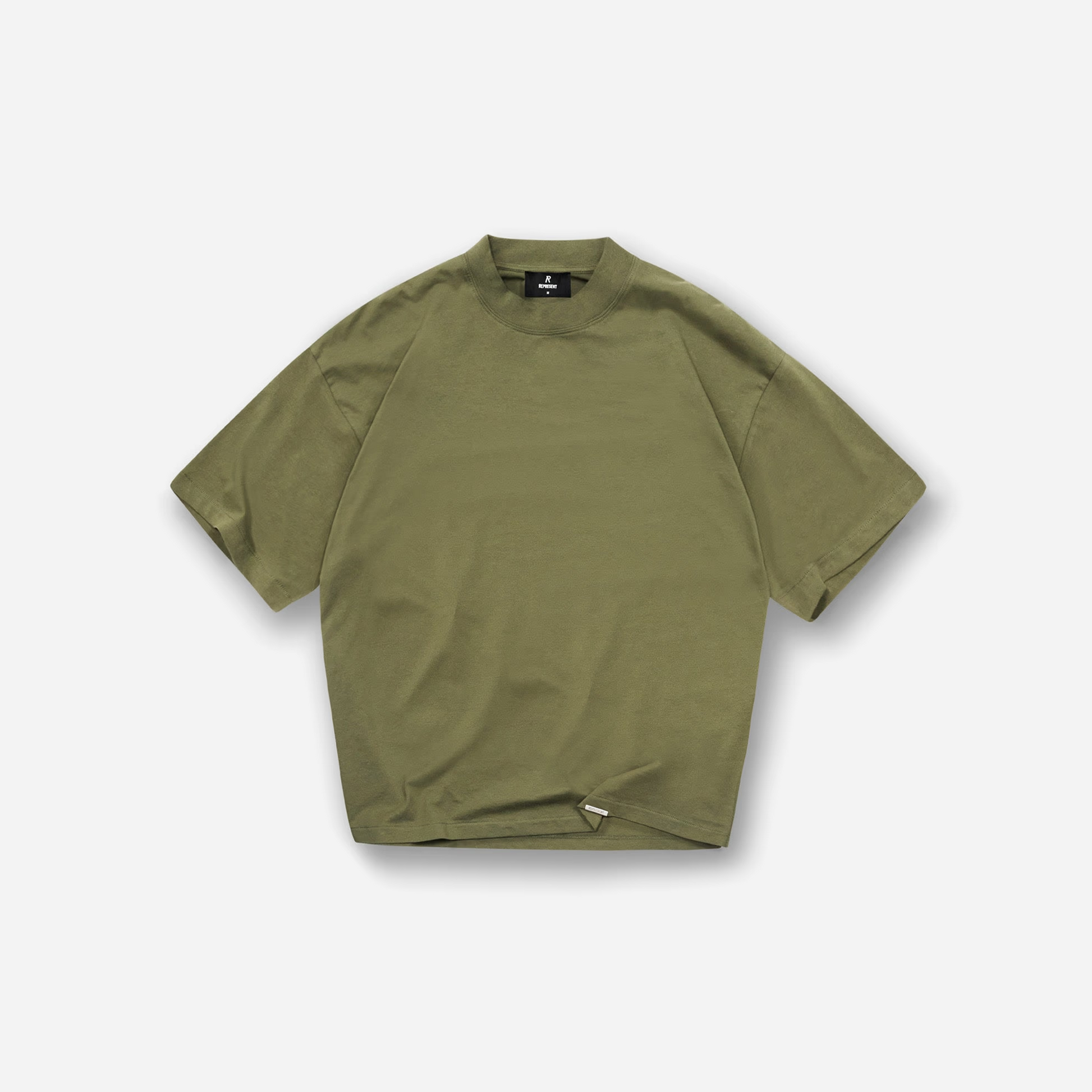 REPRESENT SS25 Initial Oversized T-Shirt Army Green