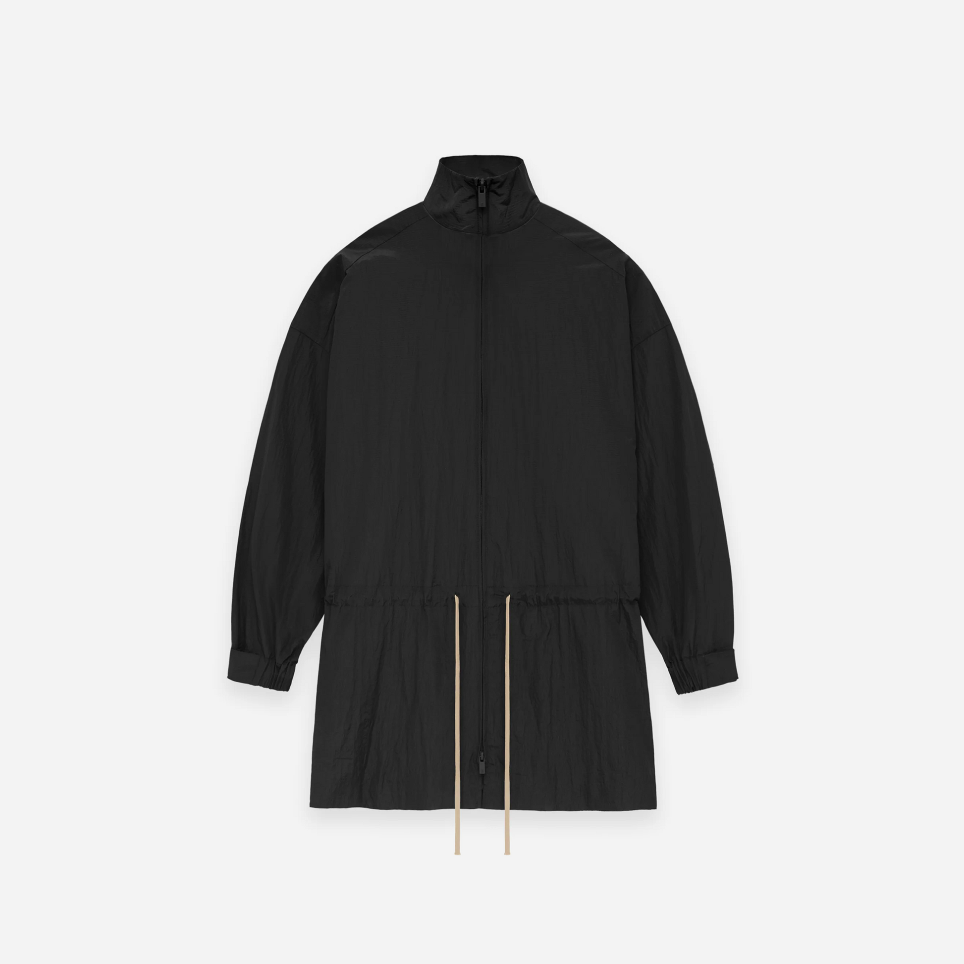 Fear Of God Essentials SS25 Ripstop Mockneck Anorak Black