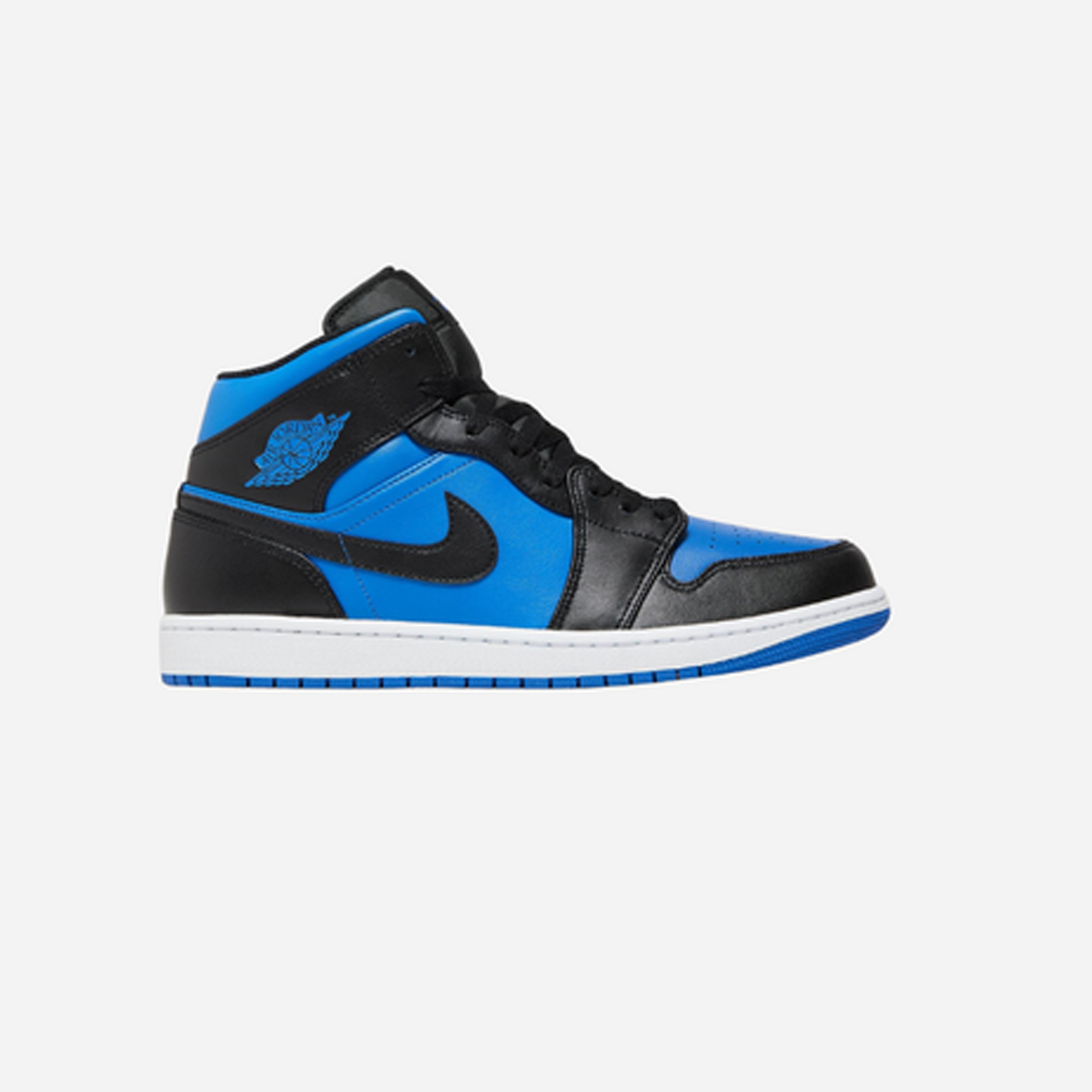 Nike Air Jordan 1 Mid Black Royal Blue