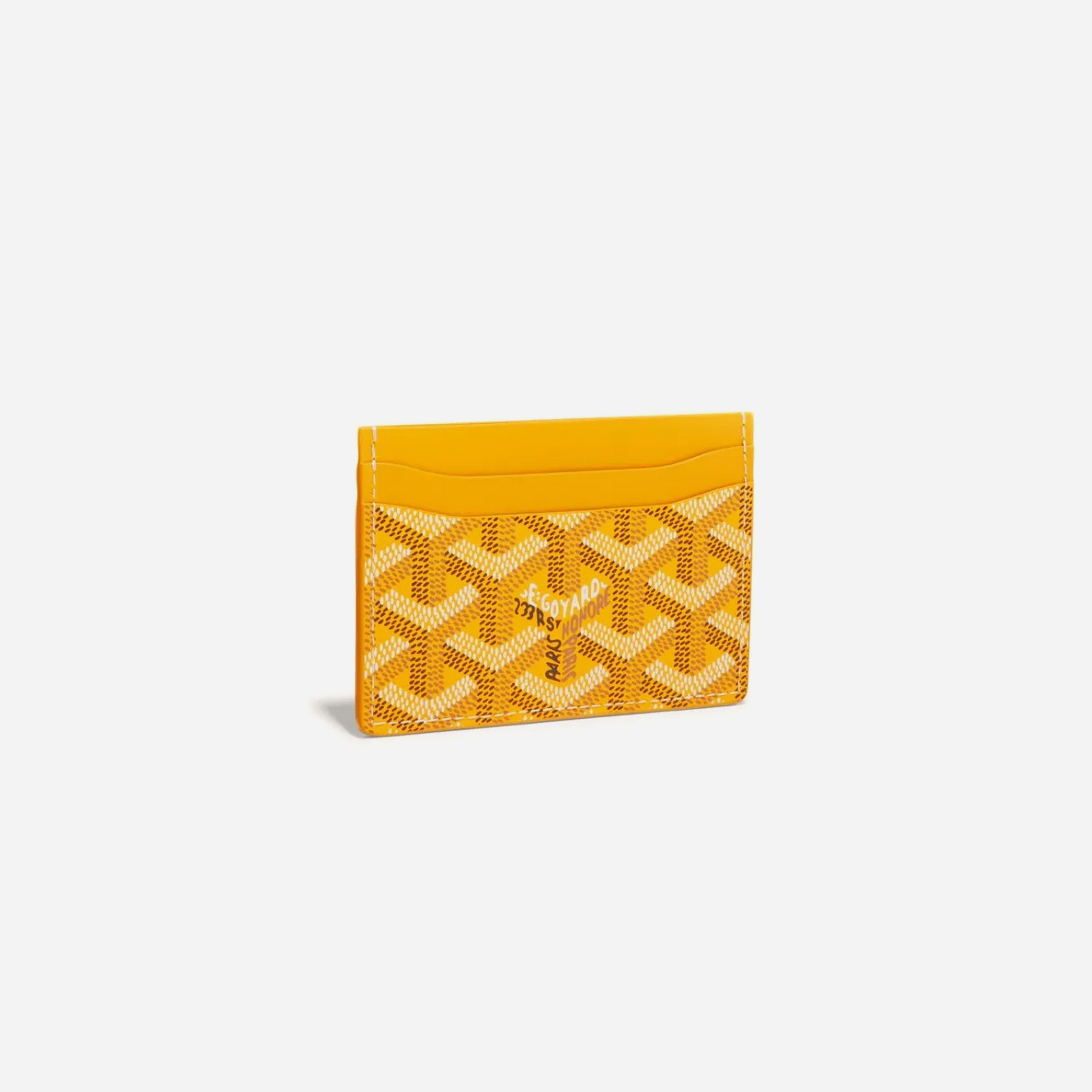 Goyard Saint-Sulpice Card Wallet Yellow