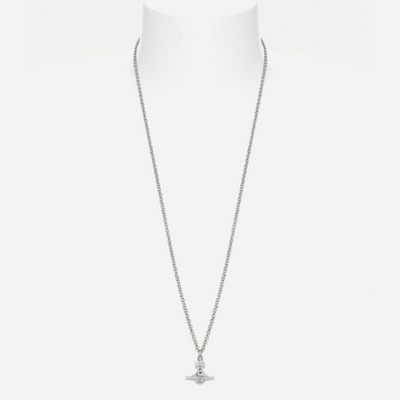 Vivienne Westwood Man. New Tiny Orb Pendant Necklace Crystal Montana