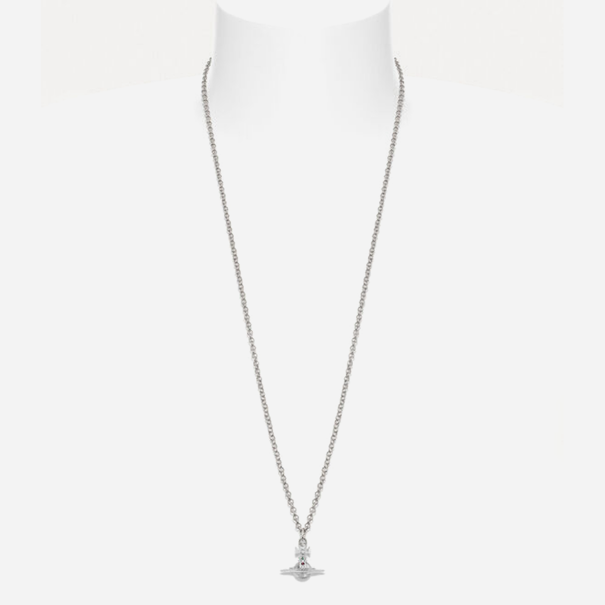 Vivienne Westwood Man. New Tiny Orb Pendant Necklace Crystal Montana
