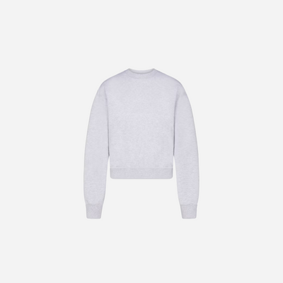 Skims Classic Crewneck Cotton Fleece