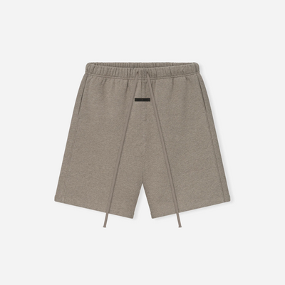 Fear Of God Essentials SS25 Relaxed Fleece Sweatshort With Piping Homestead Heather