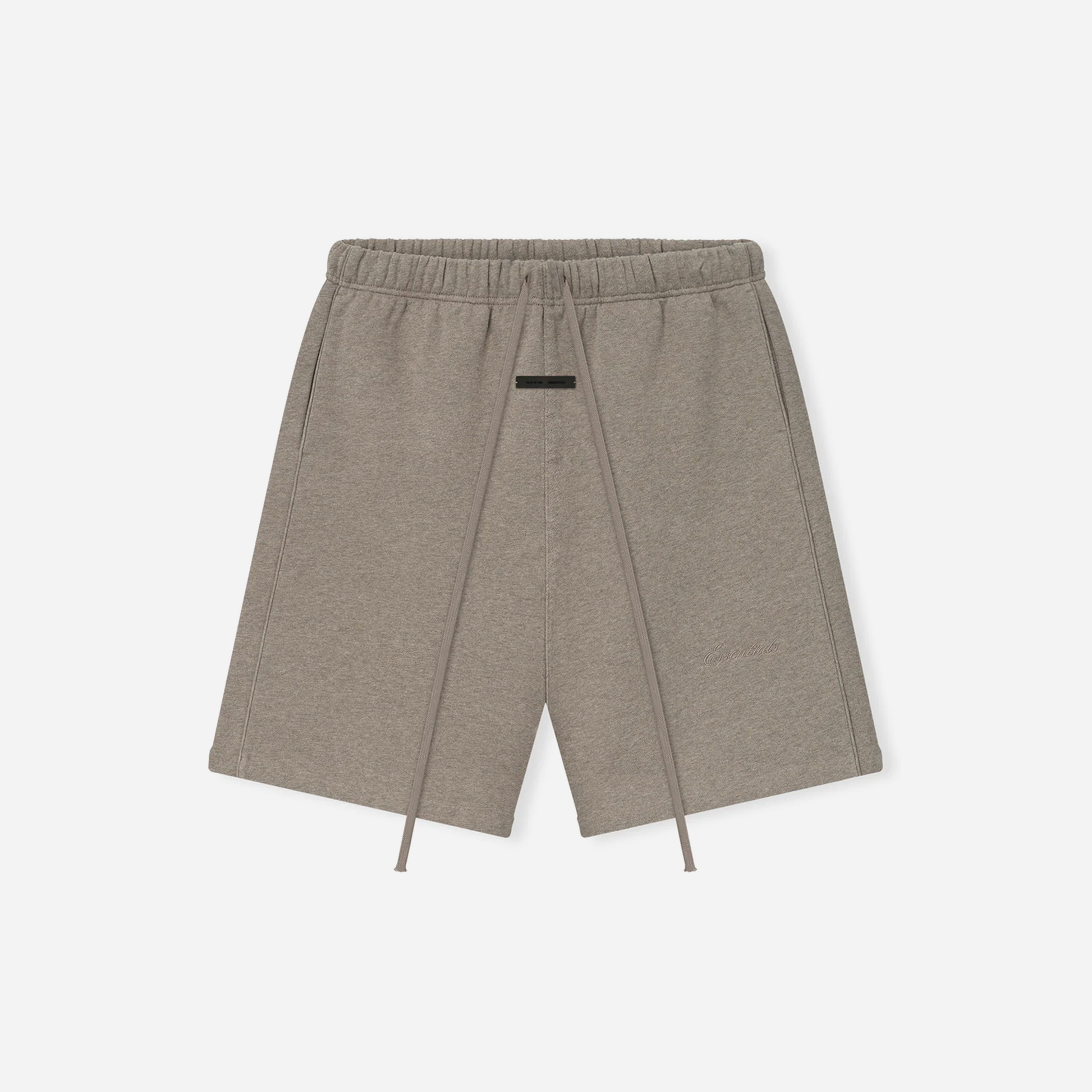Fear Of God Essentials SS25 Relaxed Fleece Sweatshort With Piping Homestead Heather