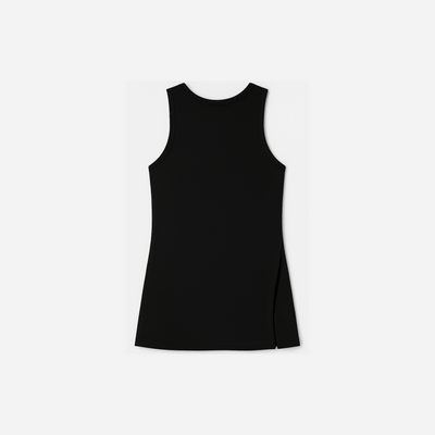 Tory Burch Performance Jersey Side - Slit Tennis Dress Black