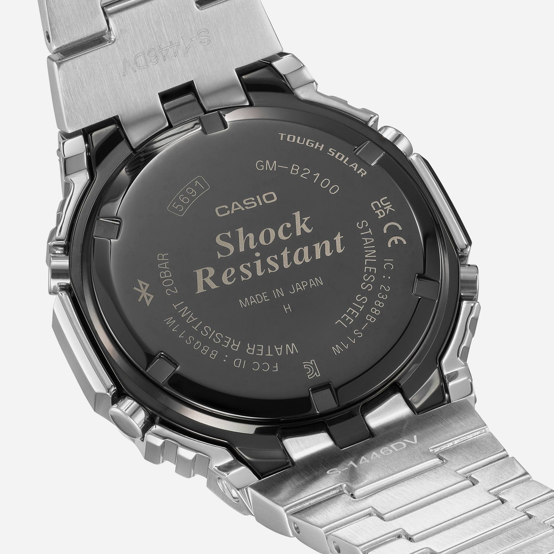 Casio Full Metal 2100 Series GM-B2100D-1ADR Black Dial