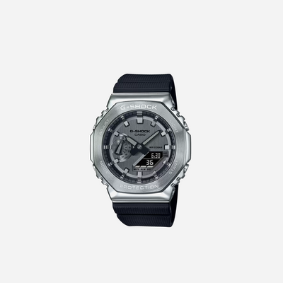 Casio G-Shock GM-2100 Series Silver And Black Analog-Digital GM-2100-1A