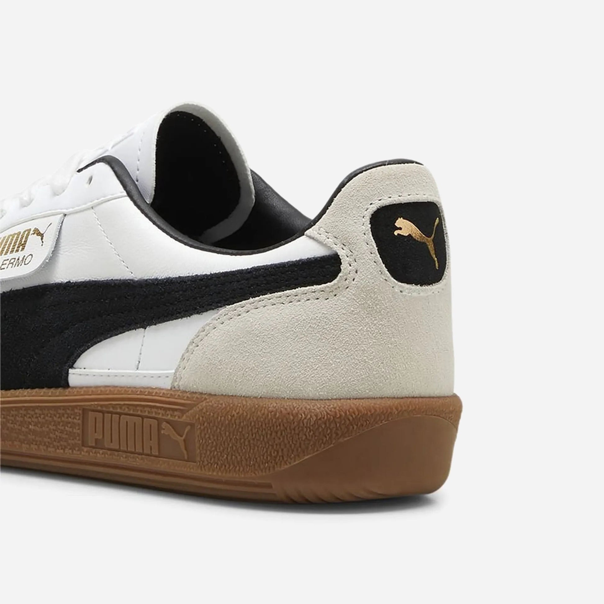 Puma Palermo Leather White Vapor Grey Gum