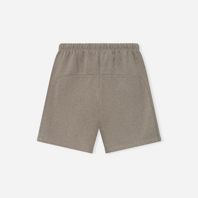 Fear Of God Essentials SS25 Relaxed Fleece Sweatshort With Piping Homestead Heather