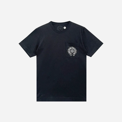 Chrome Hearts Las Vegas Exclusive Horseshoe Logo Pocket T-Shirt 'Black'