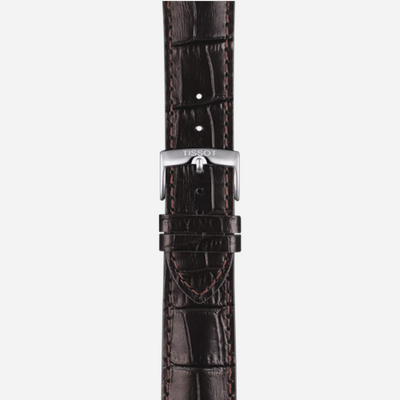 Tissot Chrono XL Classic Green Dial Brown Leather Strap 45mm