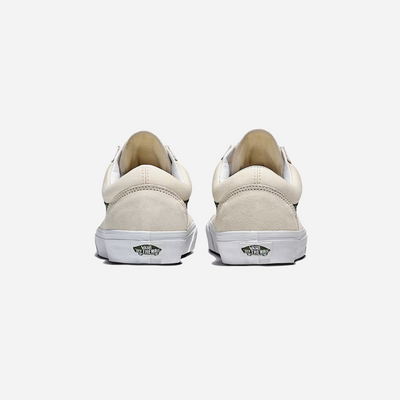 Vans Old Skool Shoe Marshmallow White / Green