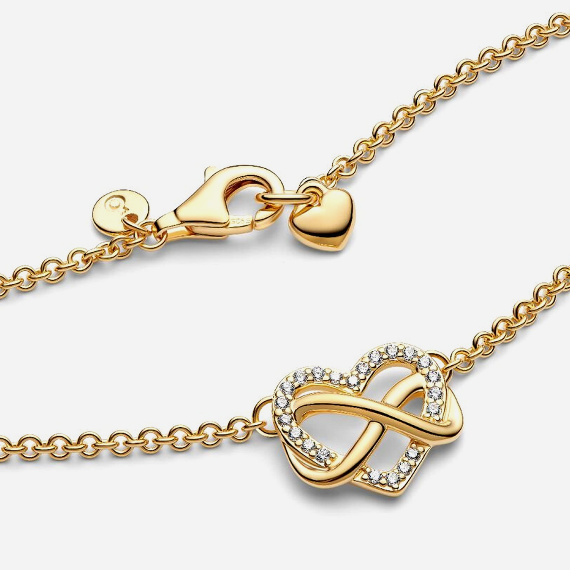 Pandora Sparkling Infinity Heart Collier Necklace