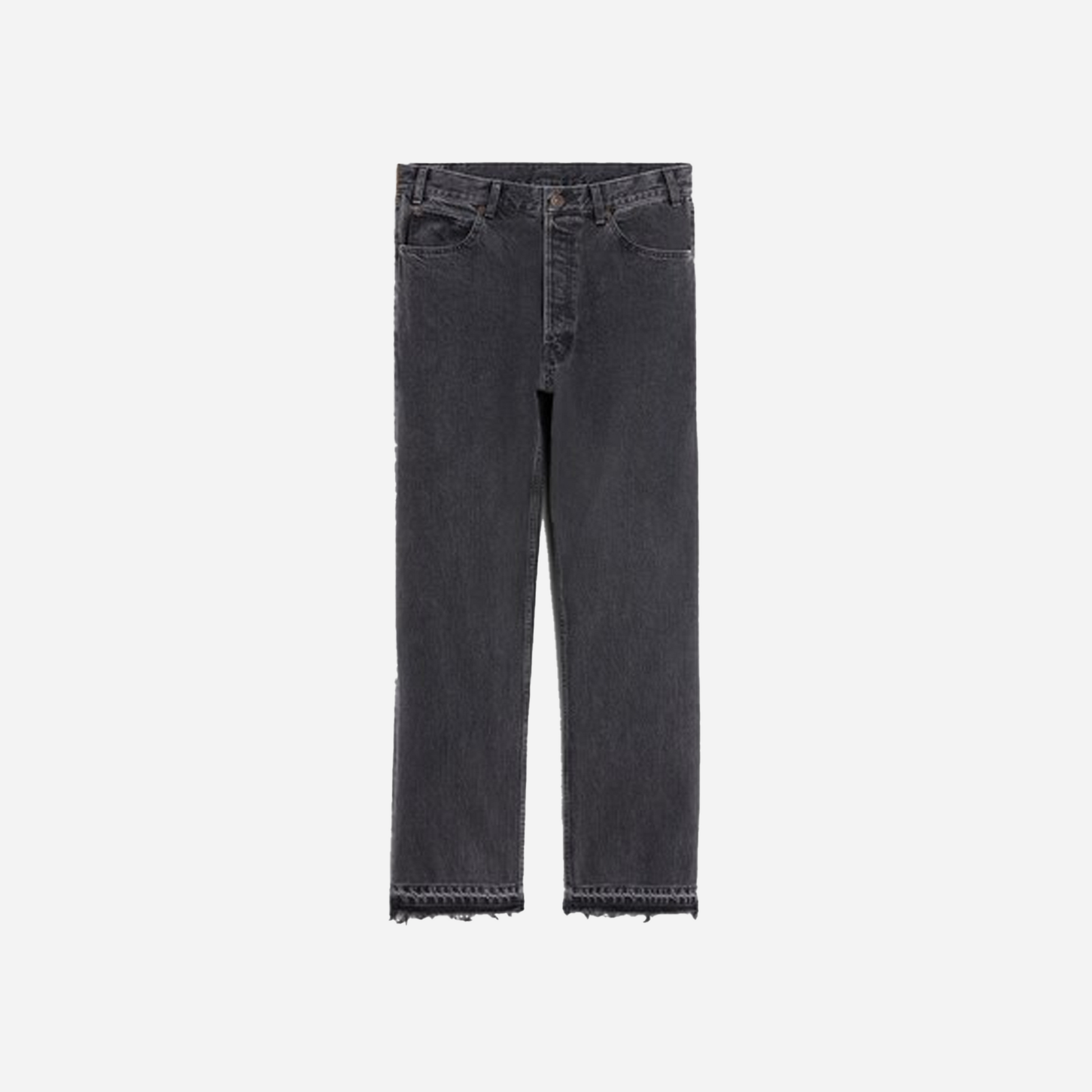 Celine Wesley Jeans in Charcoal Wash Denim