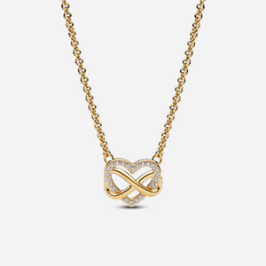 Pandora Sparkling Infinity Heart Collier Necklace