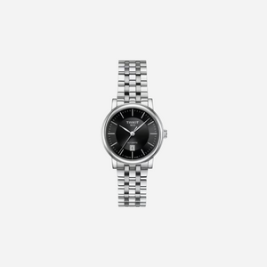Tissot Carson Premium Automatic Lady Black Dial Stainless Steel Bracelet 30mm