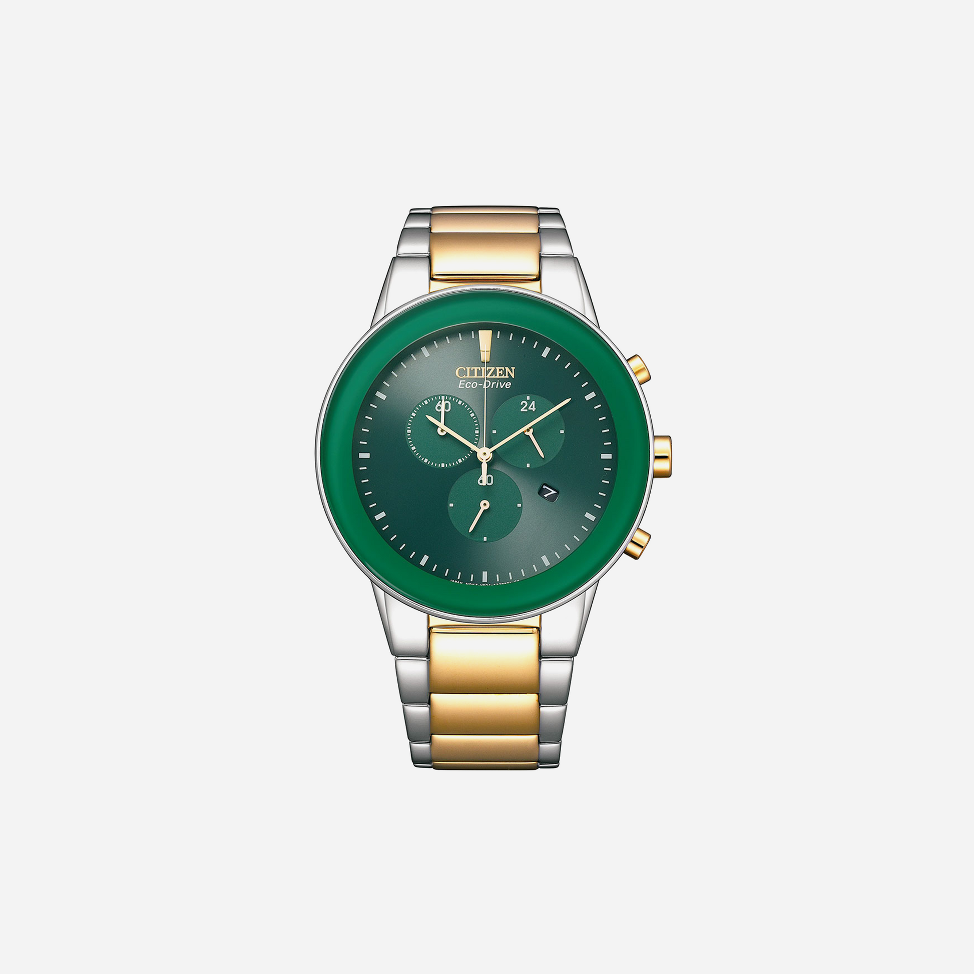Citizen Eco-Drive Gents Watch Green Dial