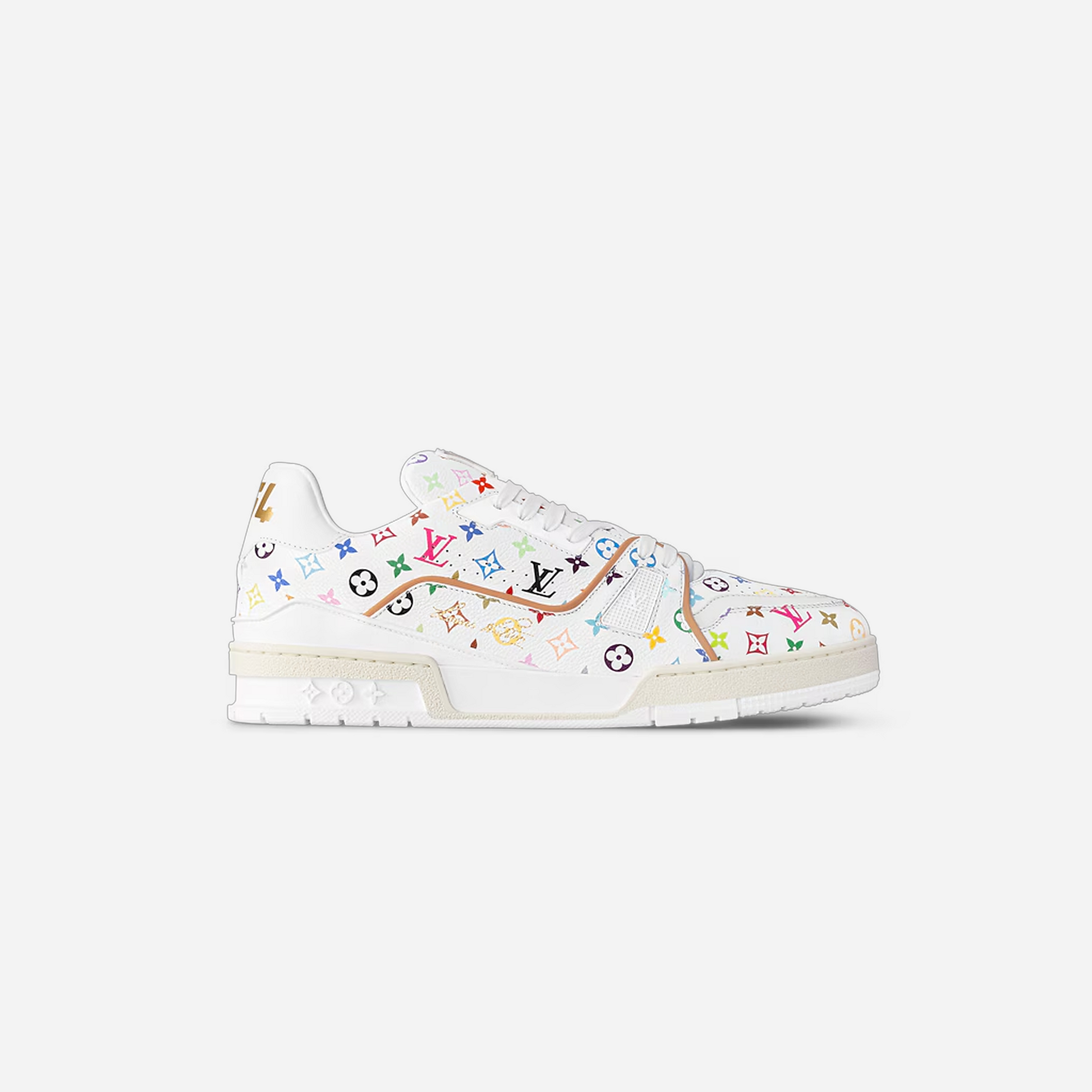 Louis Vuitton LV Trainer Takashi Murakami White