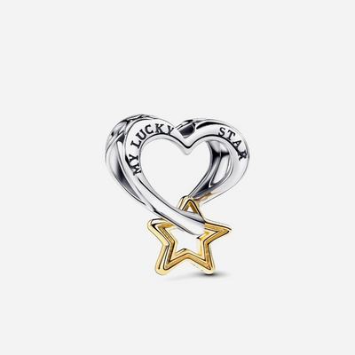 Pandora Lucky Star & Heart Charm