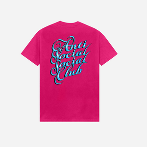 Anti Social Social Club Eye Lash Tee Pink