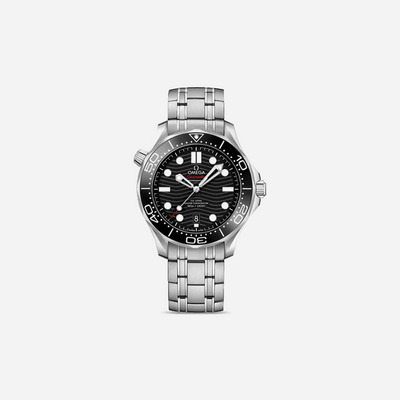 Omega Diver 300M Co‑Axial Master Chronometer Black Dial 42mm