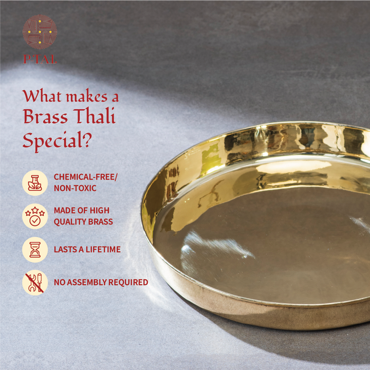 Brass Thaali -  Thaali / Plate for Dining