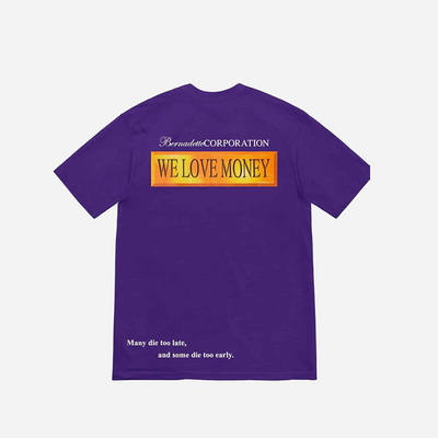 Supreme Corporation Money Tee Purple