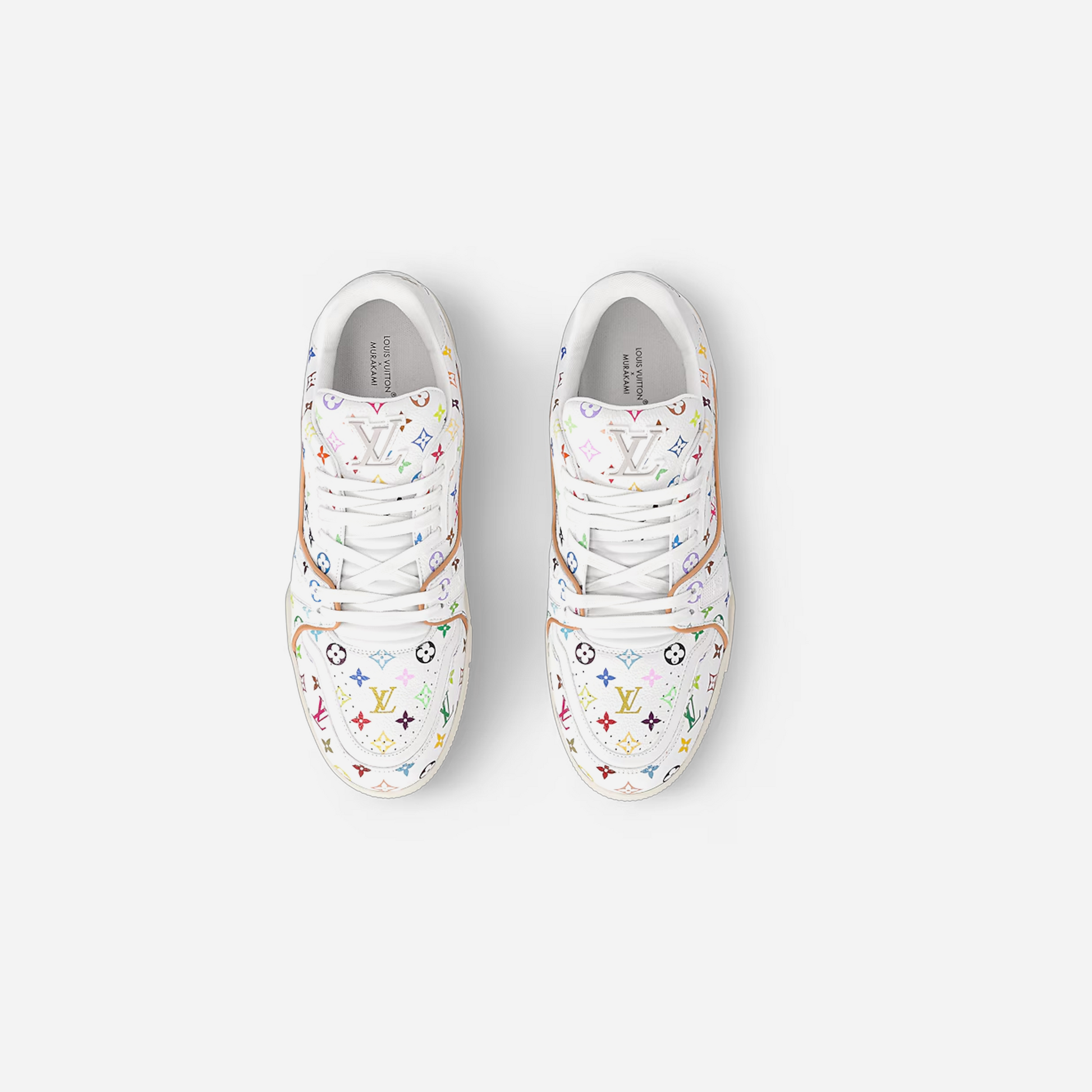 Louis Vuitton LV Trainer Takashi Murakami White