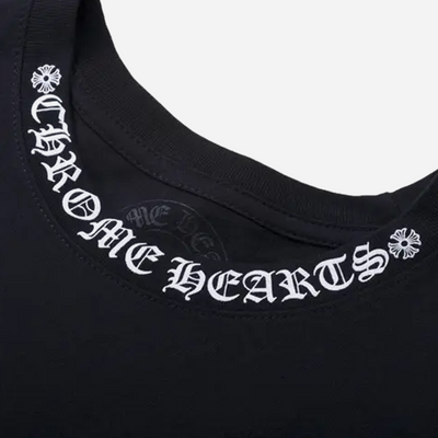 Chrome Hearts Neck Logo Tee 'Black'