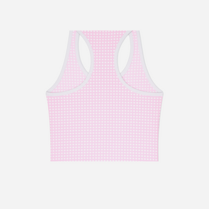 Recreational Habits Paige Sports Tank Gingham in Pink