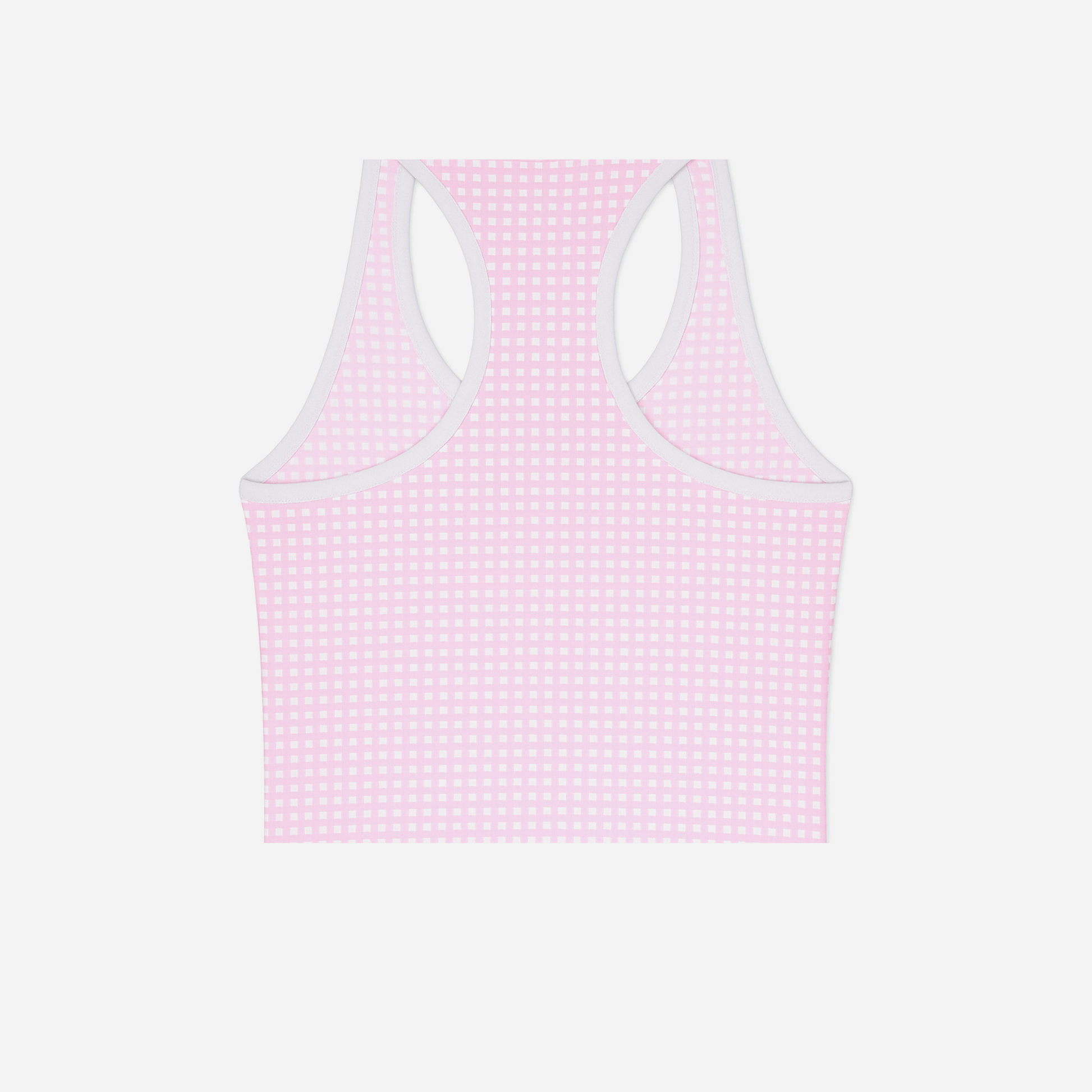 Recreational Habits Paige Sports Tank Gingham in Pink