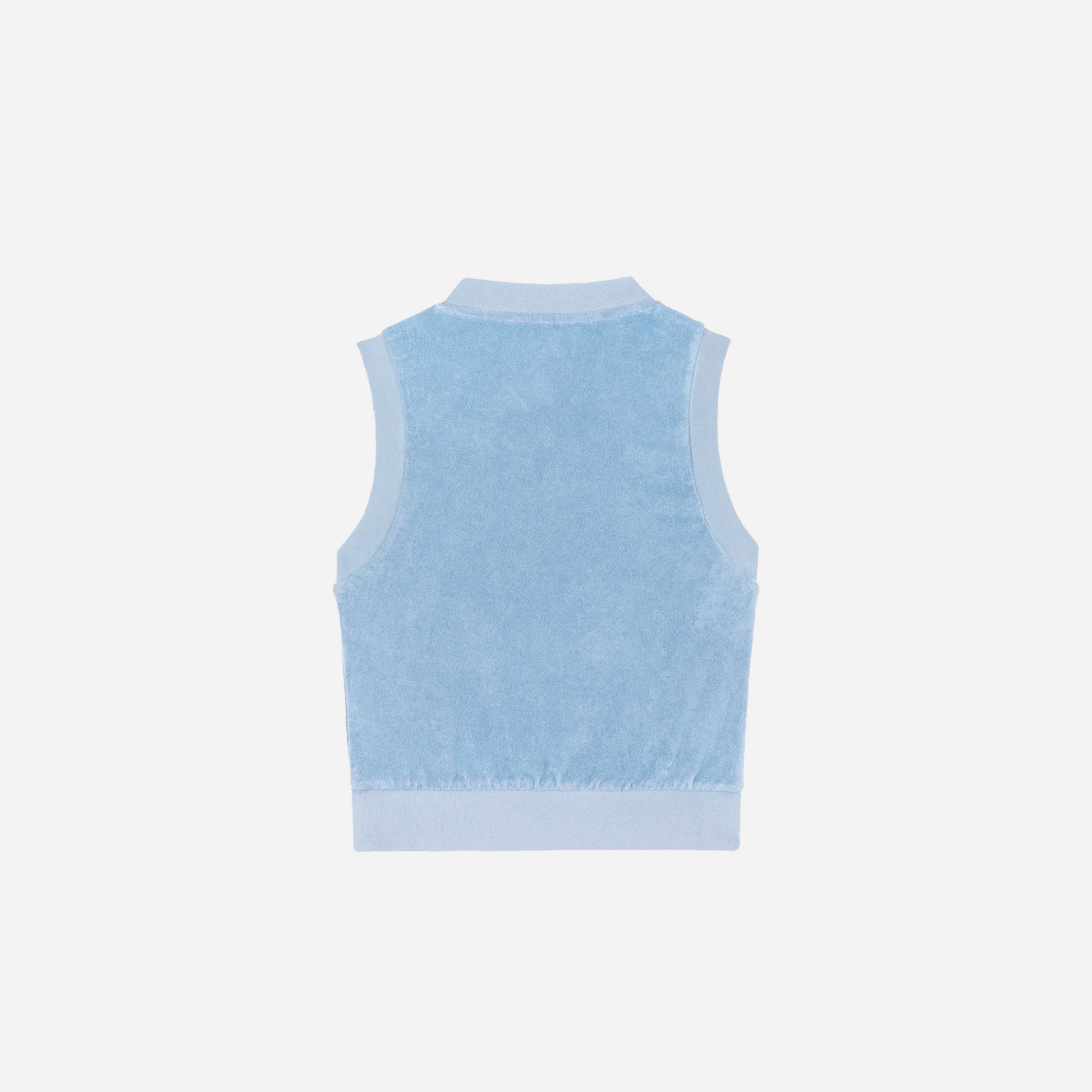 Sporty&Rich SRC Terry Vest - Sky Blue/White