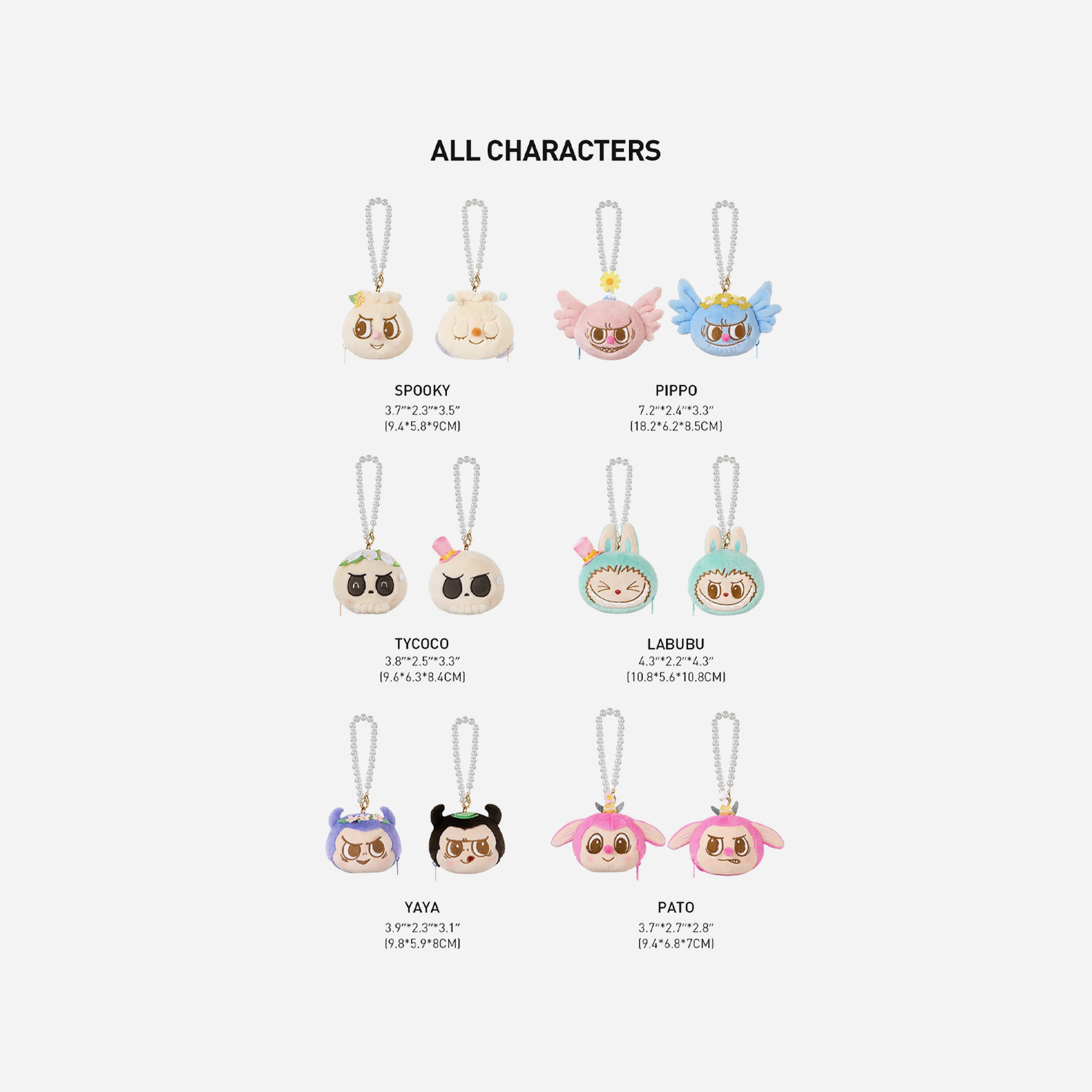 Pop Mart Labubu The Monster Party Series Reversible Plush Doll Blind Box
